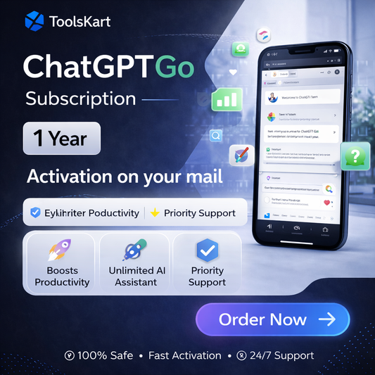 ChatGPT GO – 1 Year(On Your Mail)