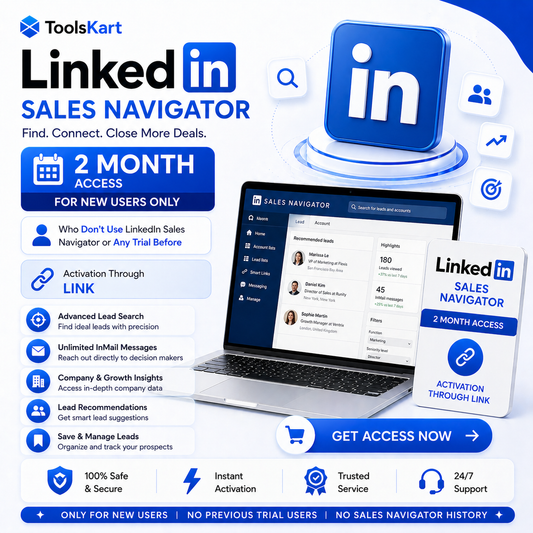 LinkedIn Sales Navigator – 2 Month (For New Users Only)